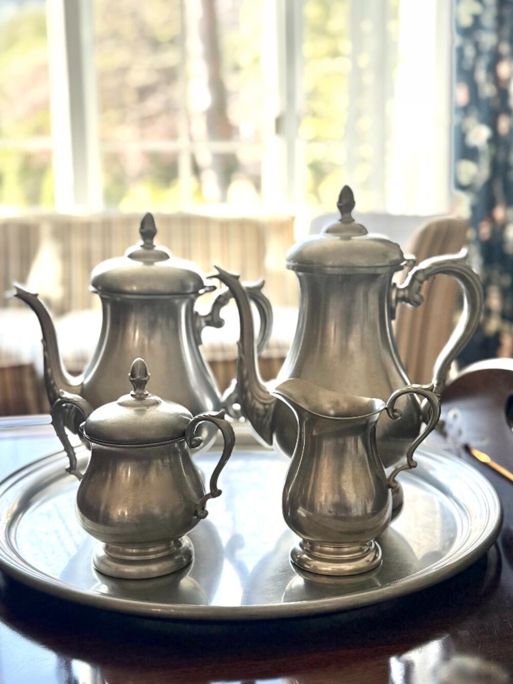 Preisner Pewter 5 piece Coffee & Tea Set